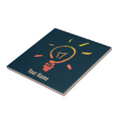 Slimme elektricien voor lichtlamp tegeltje (Zijkant)