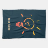 Slimme elektricien voor lichtlamp theedoek (Horizontaal)