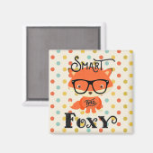 Slimme EN Foxy-Polka stippen Magneet (Voorkant / Achterkant)