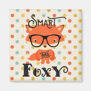 Slimme EN Foxy-Polka stippen Magneet
