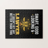 Slimme en goede advocaat legpuzzel (Horizontaal)