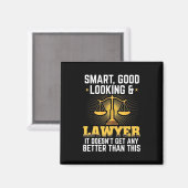 Slimme en goede advocaat magneet (Voorkant / Achterkant)