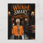 Slimme en Slecht Halloween Briefkaart (Voorkant)