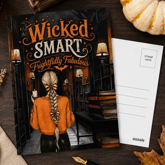 Slimme en Slecht Halloween Briefkaart