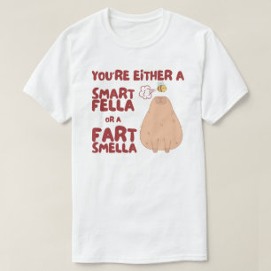 Slimme Fella of Fart Smella Capybara Meme T-shirt