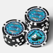 Slimme Fish Poker Chips (Opstapeling)