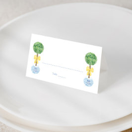 Slimme Geslacht Neutrale Boxwood Topiary Lente Dou Plaatskaartje