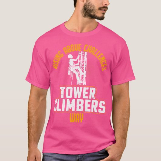 Slimme goed uitziende torenklimmer - Cell Tower Cl T-shirt (Voorkant)