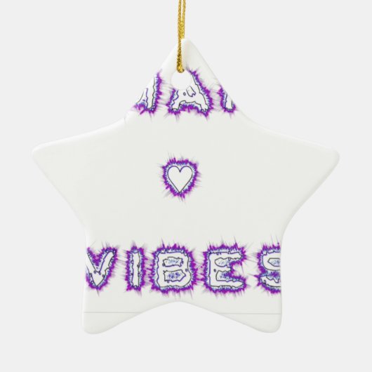 Slimme goede vibes keramisch ornament (Voorkant)
