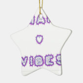 Slimme goede vibes keramisch ornament (Links)