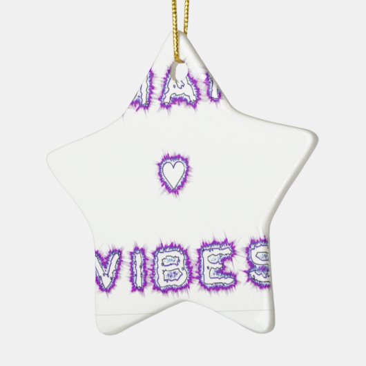 Slimme goede vibes keramisch ornament (Links)