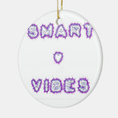 Slimme goede vibes keramisch ornament (Links)