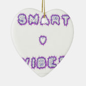 Slimme goede vibes keramisch ornament (Rechts)