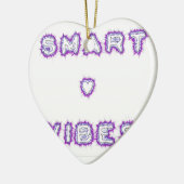 Slimme goede vibes keramisch ornament (Links)