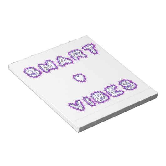 Slimme goede vibes notitieblok (Schuin)