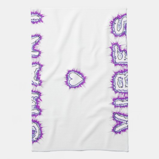 Slimme goede vibes theedoek (Verticaal)