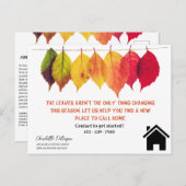 Slimme Herfst van de vooruitzichten voor de bouw v Briefkaart (Voorkant / Achterkant)