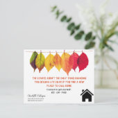 Slimme Herfst Vastgoed Farming Prospecting Briefkaart (Staand voorkant)