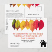 Slimme Herfst Vastgoed Farming Prospecting Briefkaart (Voorkant / Achterkant)