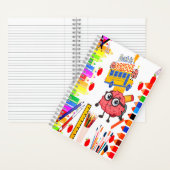 Slimme Hersenen Cartoonschrift voor Kinderen Notitieboek (Binnen)