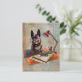 Slimme Hollandse Hond Briefkaart (Staand voorkant)