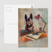 Slimme Hollandse Hond Briefkaart (Voorkant / Achterkant)