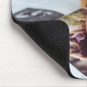 Slimme hond met bril op een Boek Muismat (Hoek)