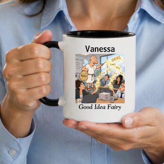 Slimme Idee Fee Collega Grappige Gepersonaliseerde Mok