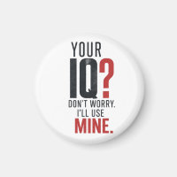 Slimme IQ Sarcastische Typografie