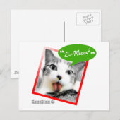 slimme kat briefkaart (Voorkant / Achterkant)