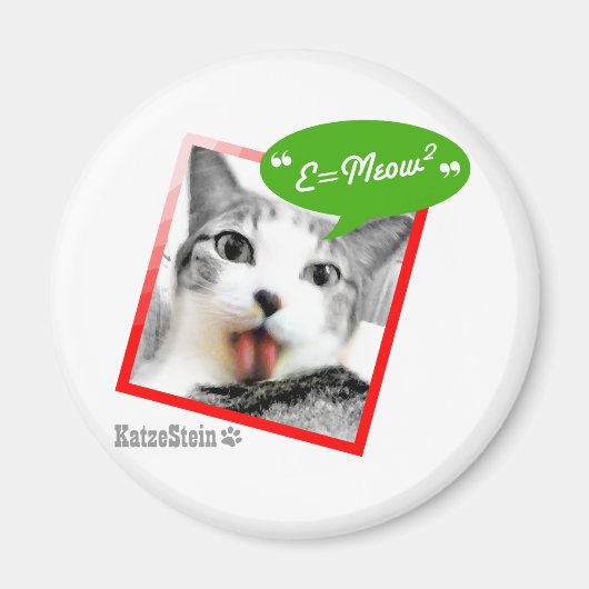 slimme kat magneet (Voorkant)