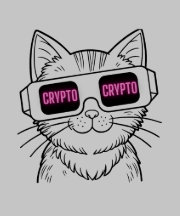 Slimme kat met Crypto Glass