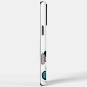 Slimme kat op een stapel Case-Mate iPhone case (Achterkant / Rechts)