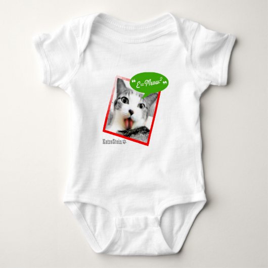 slimme kat romper (Voorkant)
