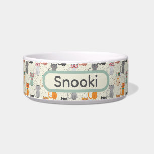 Slimme katten! voerbakje