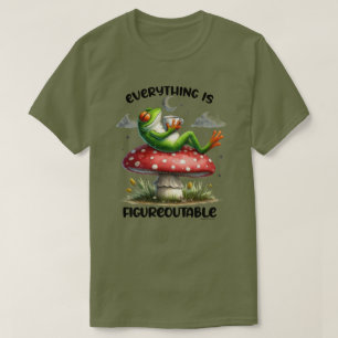 Slimme Kikker Citaat Grafische T-shirt - Figureout