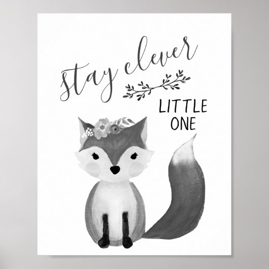 Slimme Kinderkamer Muur Kunst Poster (Voorkant)