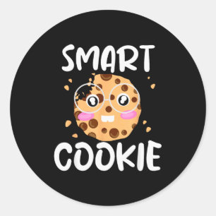 Slimme Koek - Grappige Uitdrukking Grap T-shirt Ronde Sticker