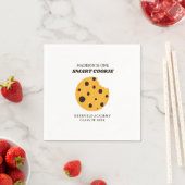 Slimme Koekje Afstuderen Aangepaste Naam Servet (Insitu)