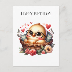 Slimme Kuiken Verjaardag Briefkaart