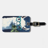 Slimme Lama Chic Bagagelabel (Voorkant horizontaal)