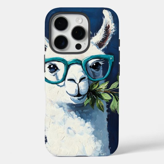Slimme Lama Chic Case-Mate iPhone Case (Achterkant)