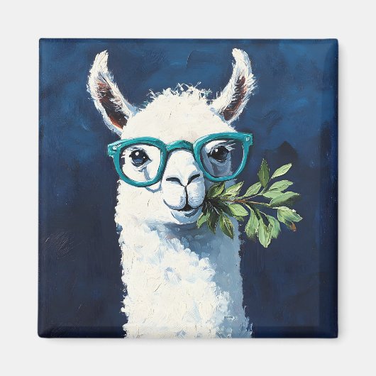 Slimme Lama Chic Magneet (Voorkant)