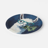 Slimme Lama Chic Papieren Bordje (Gekanteld)