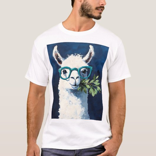 Slimme Lama Chic T-shirt (Voorkant)