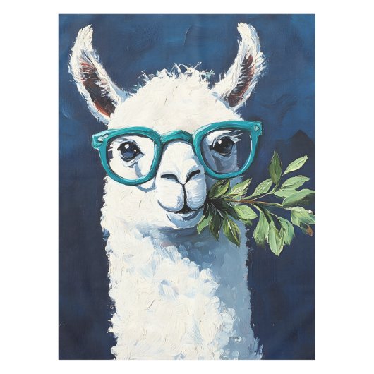 Slimme Lama Chic Tafelkleed (Voorkant)