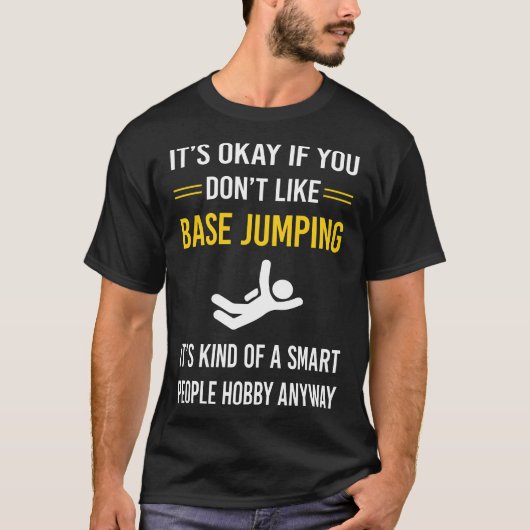 Slimme Mensen Base Jumpen T-shirt (Voorkant)
