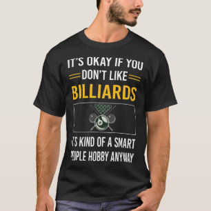 Slimme mensen Biljart T-shirt