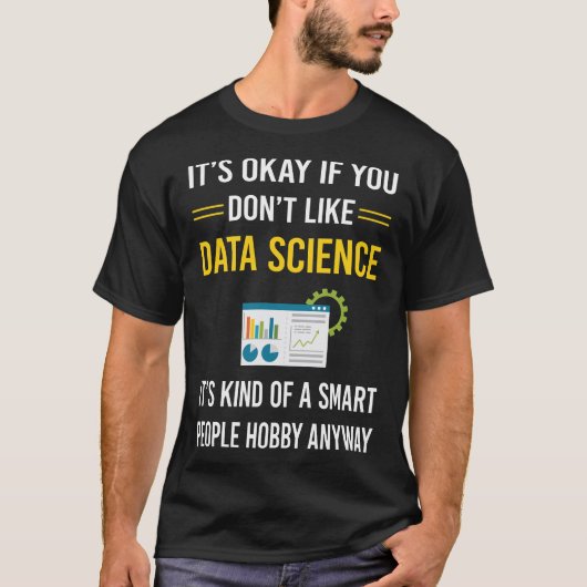 Slimme Mensen Data Science T-shirt (Voorkant)