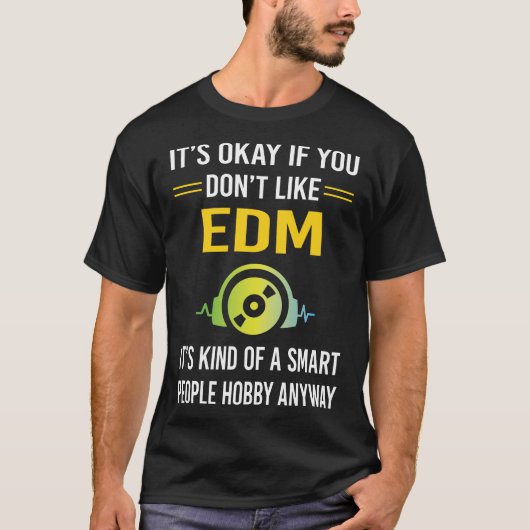 Slimme mensen EDM T-shirt (Voorkant)